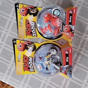 Two Ricky Zoom Toy Vehicle/ Bike- Ricky & Blip